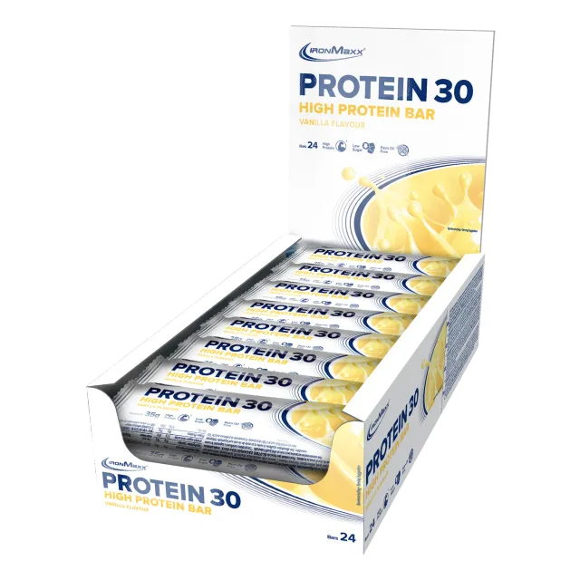 IronMaxx Protein 30 Riegel Vanille 24x35g High Protein