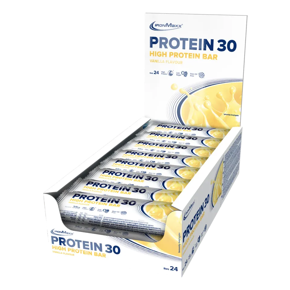 IronMaxx Protein 30 Riegel Vanille 24x35g High Protein