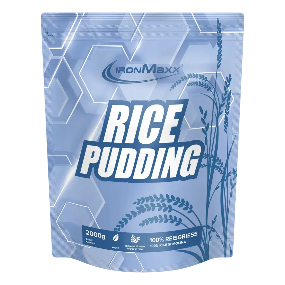 IronMaxx Rice Pudding Reispudding Neutral 2000g für Aufbau