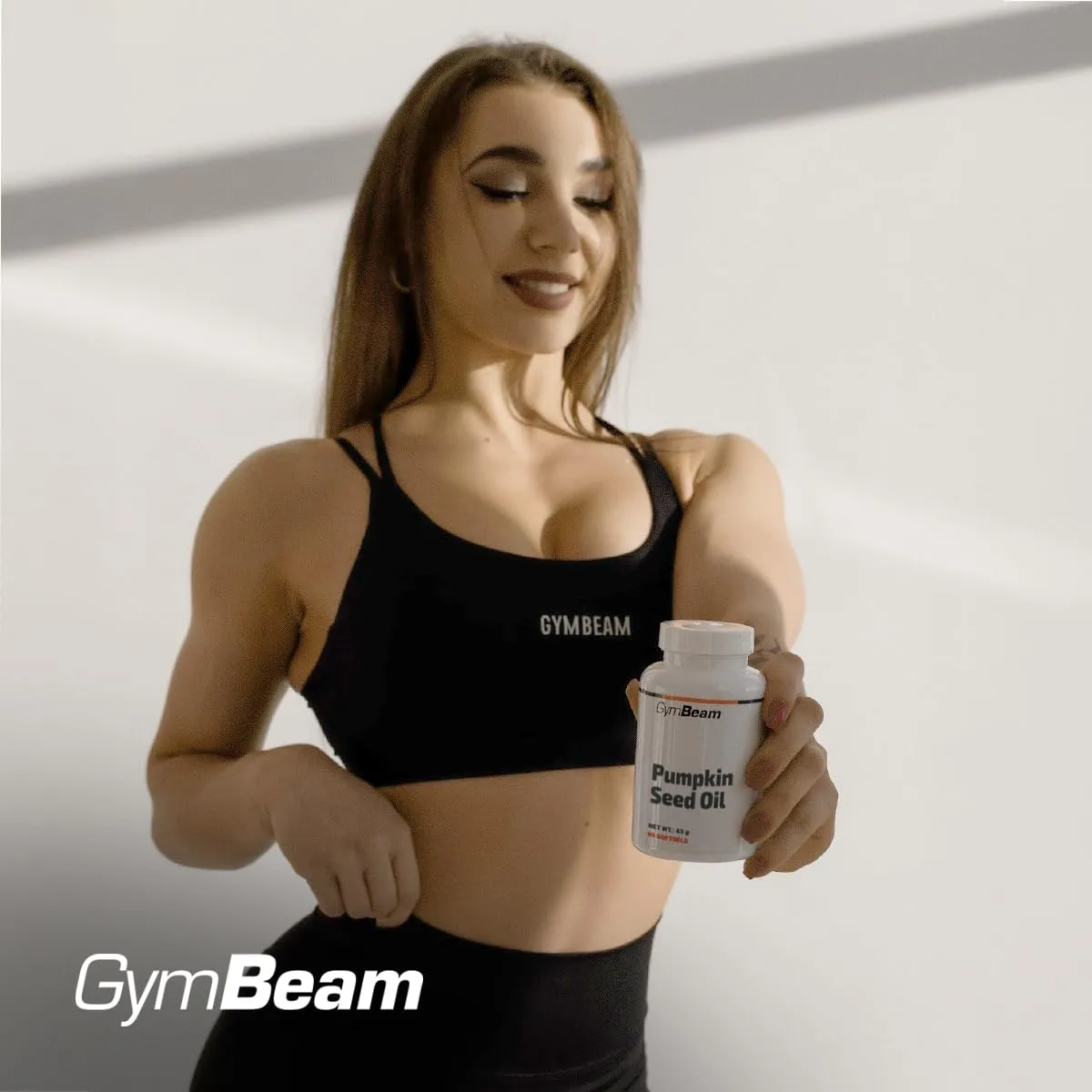 GymBeam Kürbiskernöl Kapseln 90 Stk kaltgepresst