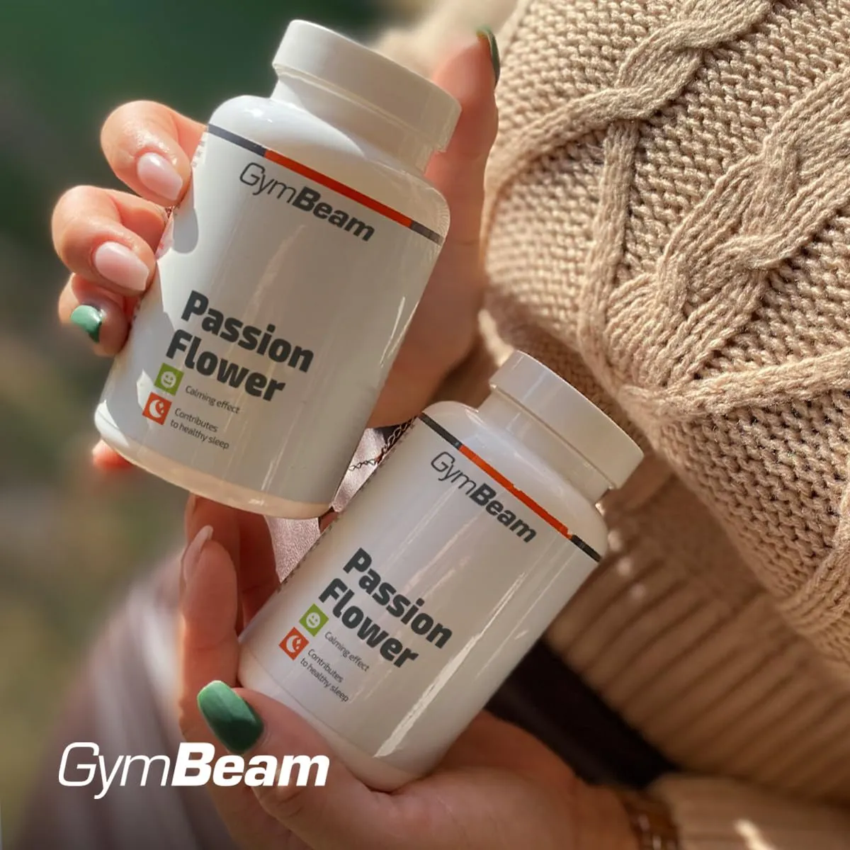 GymBeam Passionsblume Kapseln 90 Caps 15:1 Extrakt vegan