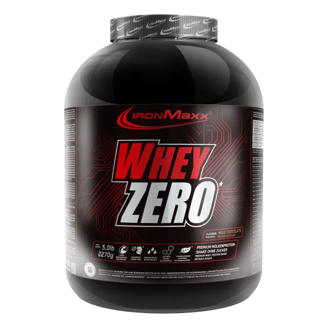 IronMaxx Whey Zero Proteinpulver Milchschokolade 2270g zuckerfrei