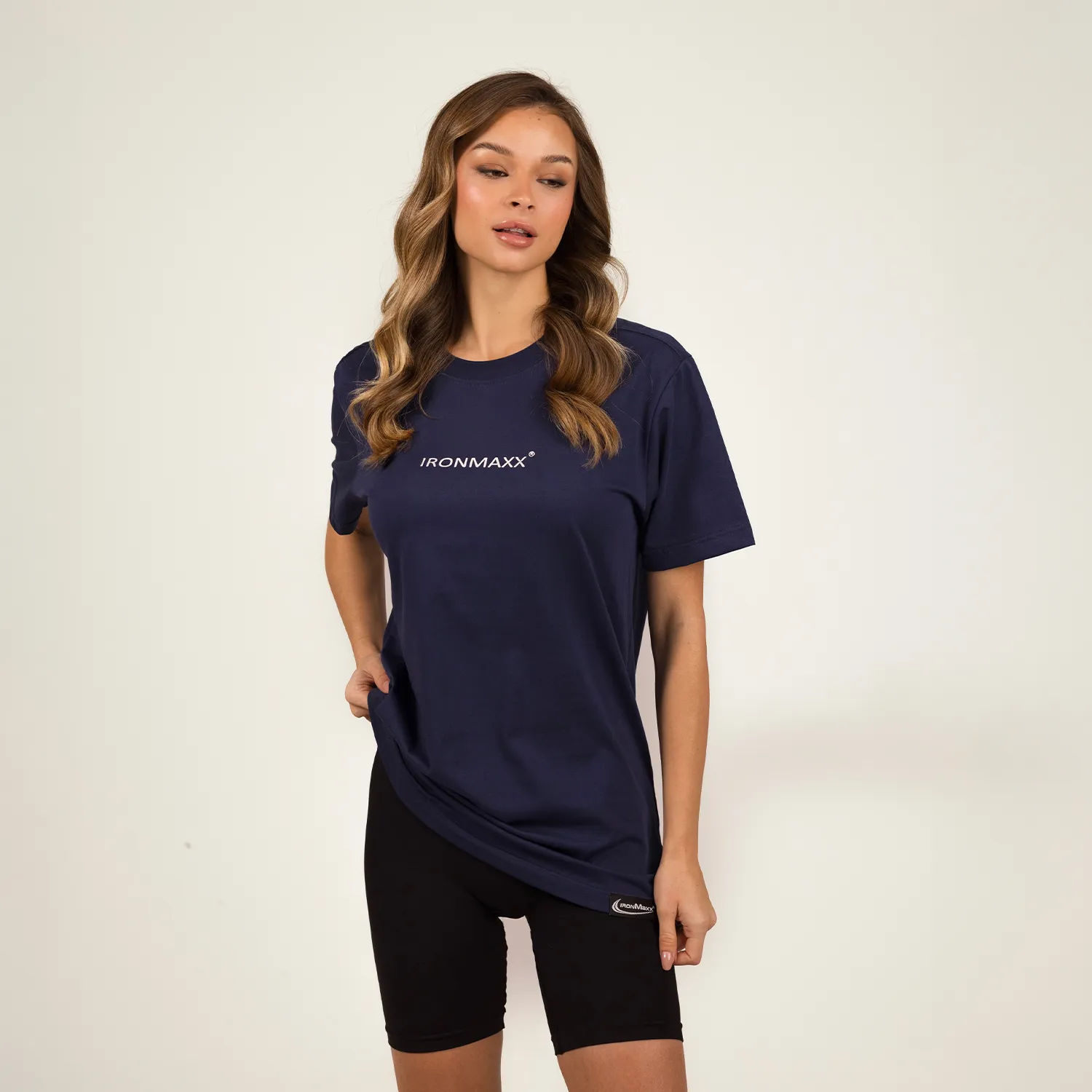 IronMaxx T-Shirt Damen L Dunkelblau Training