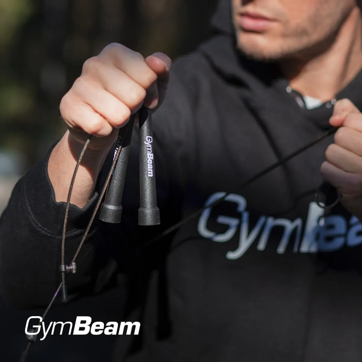 GymBeam Springseil 301cm verstellbar Stahl