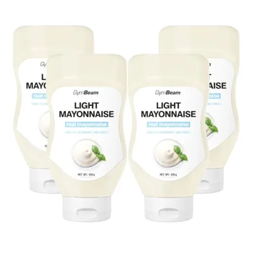 GymBeam Light Mayonnaise 4x430 ml kalorienarm