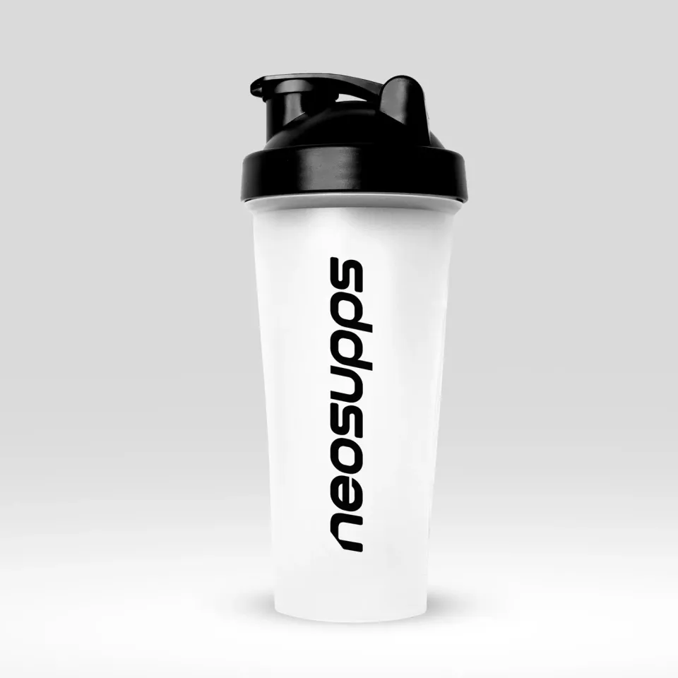 Neosupps Shaker 600ml Proteinshaker Transparent auslaufsicher