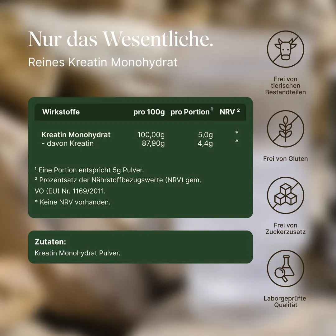 VETAIN Kreatin Monohydrat Pulver 250 g rein