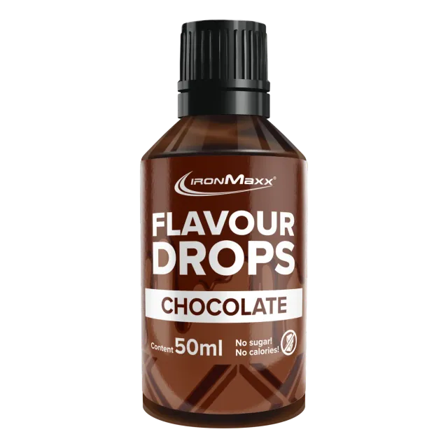IronMaxx Flavour Drops Schokolade Flavdrops 50ml zuckerfrei