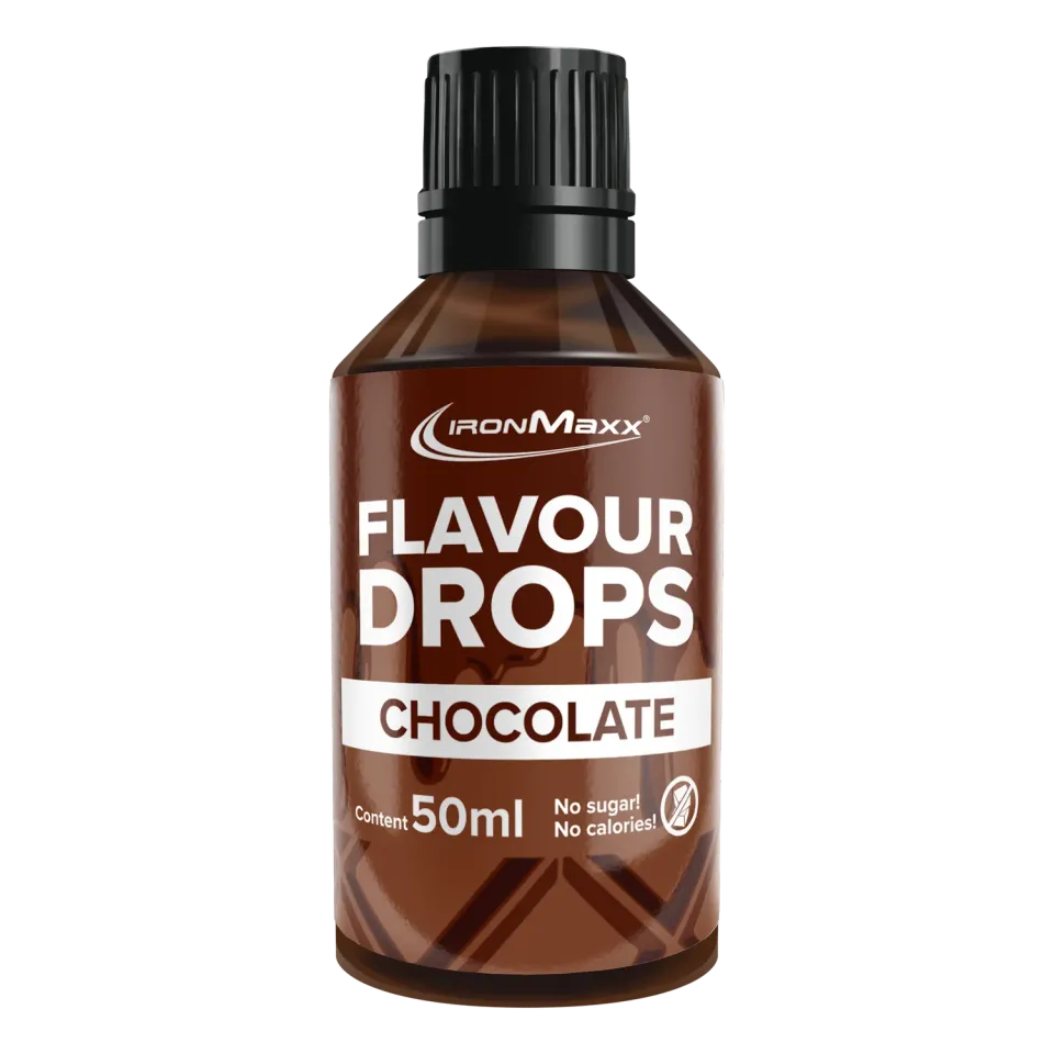 IronMaxx Flavour Drops Schokolade Flavdrops 50ml zuckerfrei
