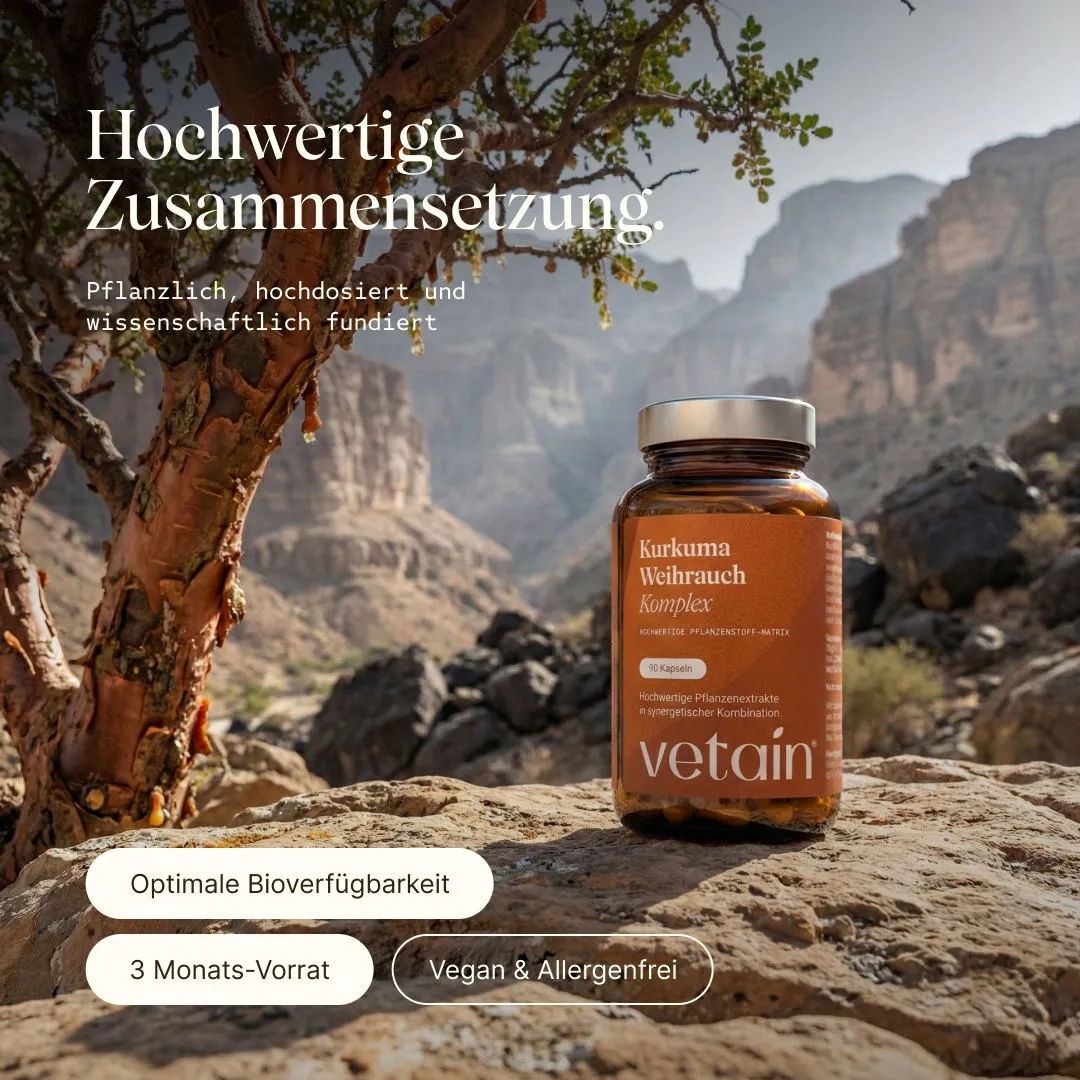 VETAIN Turmeric Frankincense Complex Kapseln 90 Stück
