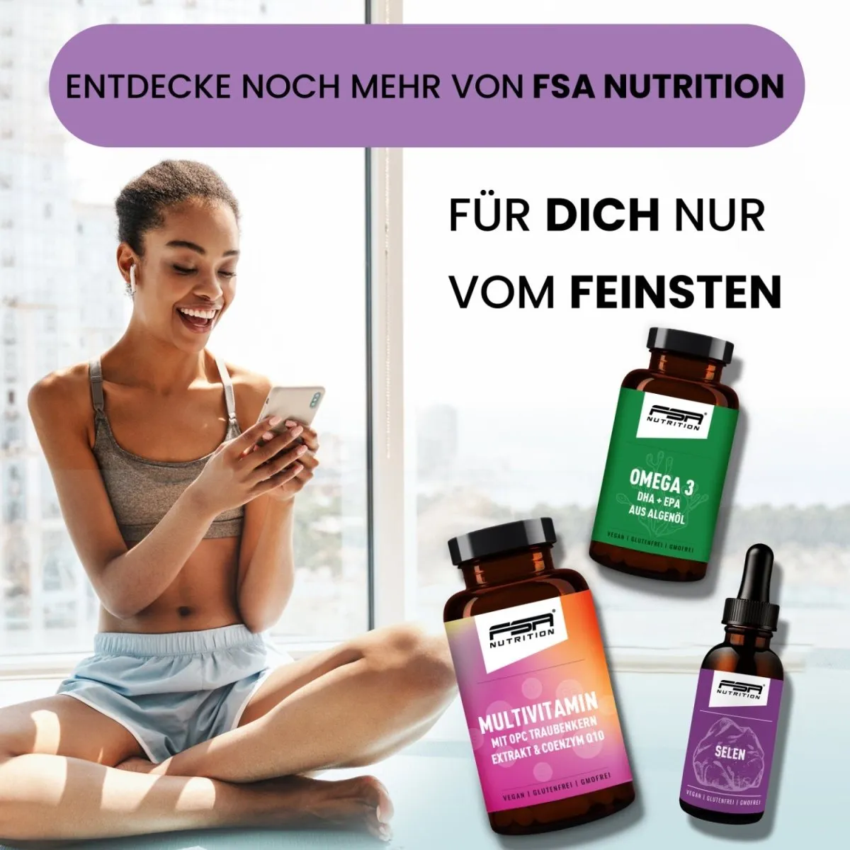 FSA Nutrition L-Tryptophan Kapseln 600 mg hochdosiert
