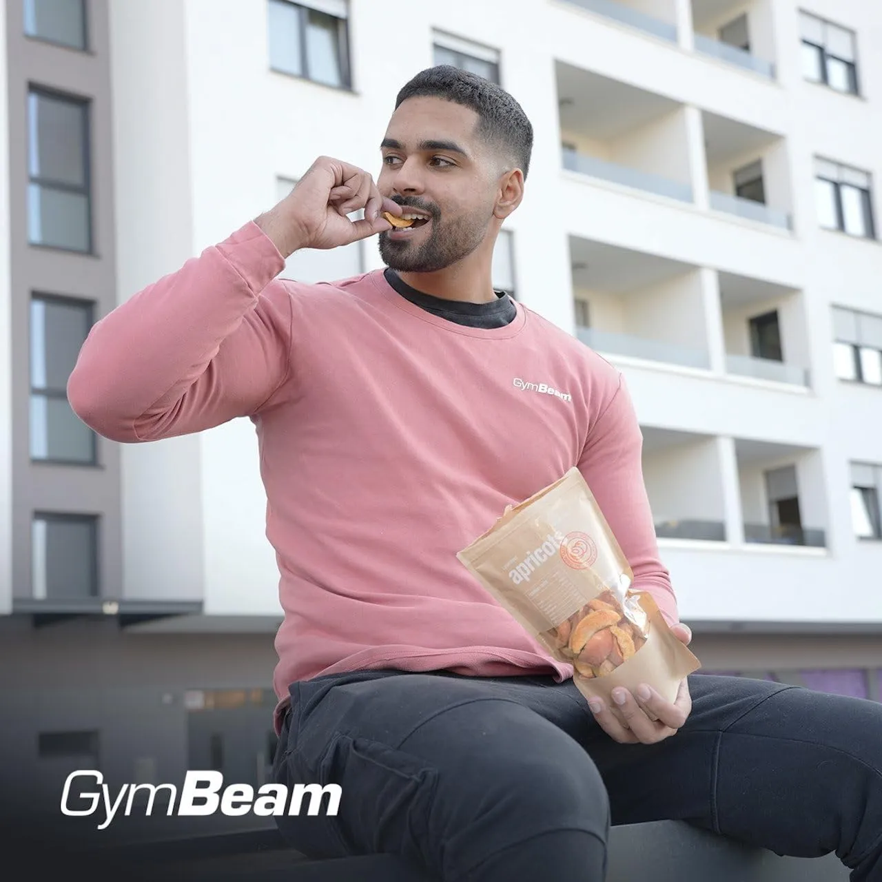 GymBeam Aprikosen gefriergetrocknet 100 g ohne Zusätze