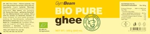 GymBeam Bio Ghee Butterschmalz 500 g laktosefrei