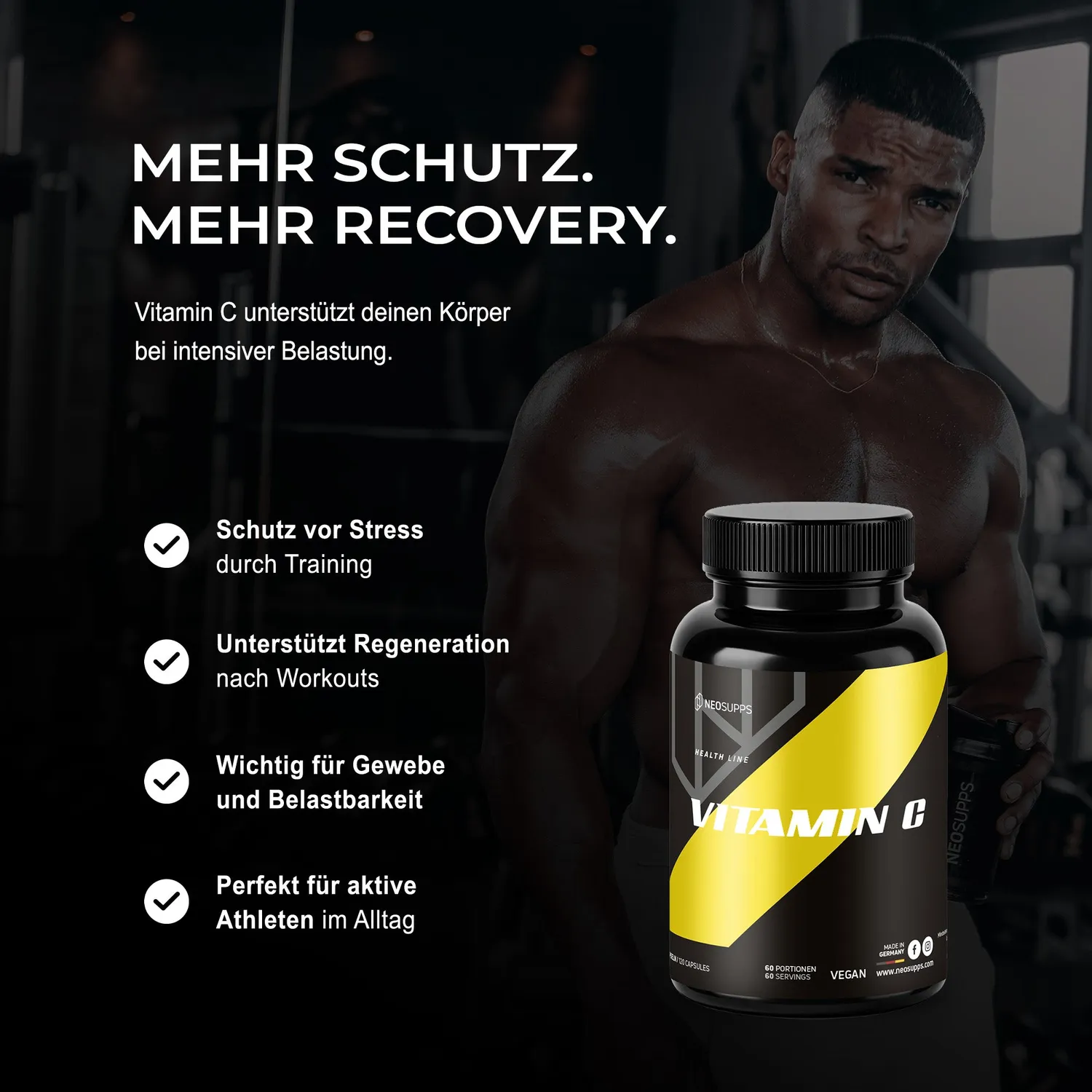 Neosupps Vitamin C Kapseln 120 Kapseln magenmild