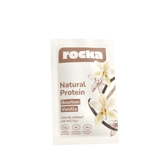 Rocka Nutrition Natural Protein Probe 30g Bourbon Vanille