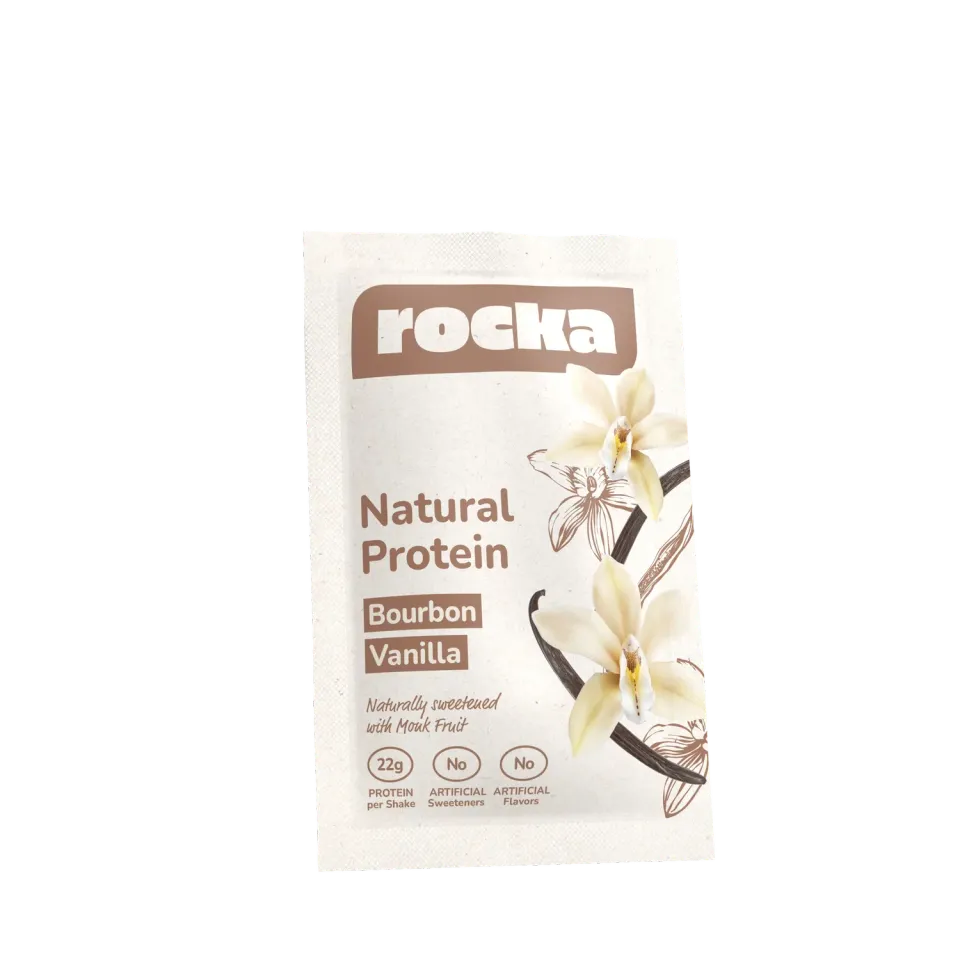 Rocka Nutrition Natural Protein Probe 30g Bourbon Vanille
