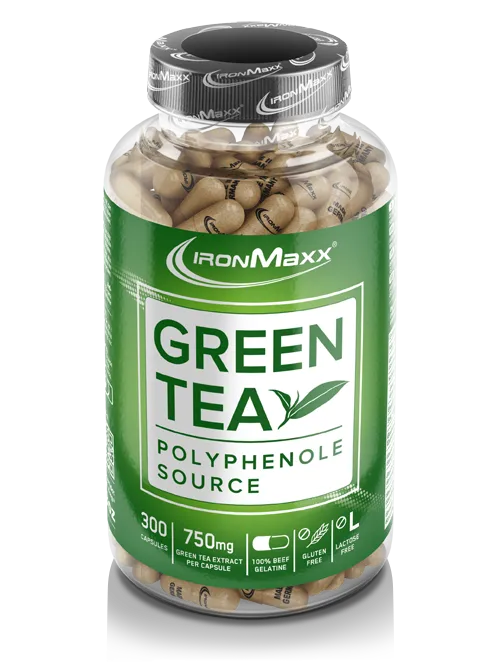 IronMaxx Green Tea Grüntee Extrakt Kapseln 300 Stk. Diät