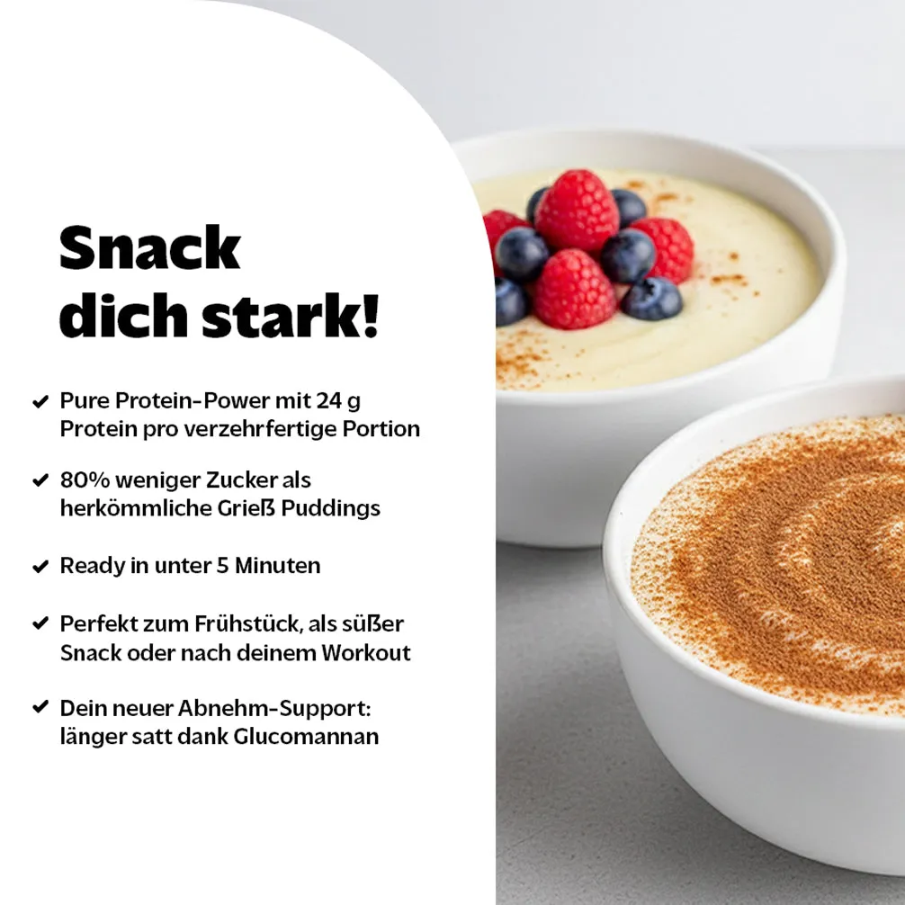 Rocka Protein Grieß Pudding 900g Original proteinreich