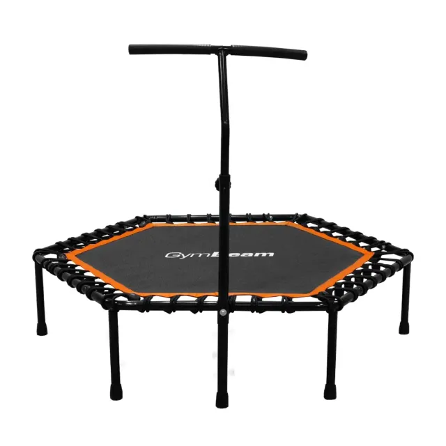 GymBeam Jump Fitness-Trampolin sechseckig 150 kg mit Griff