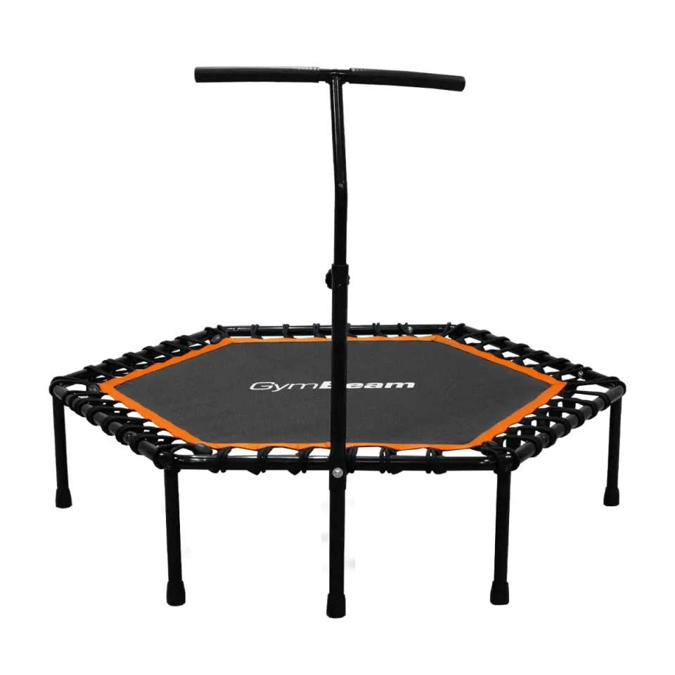 GymBeam Jump Fitness-Trampolin sechseckig 150 kg mit Griff