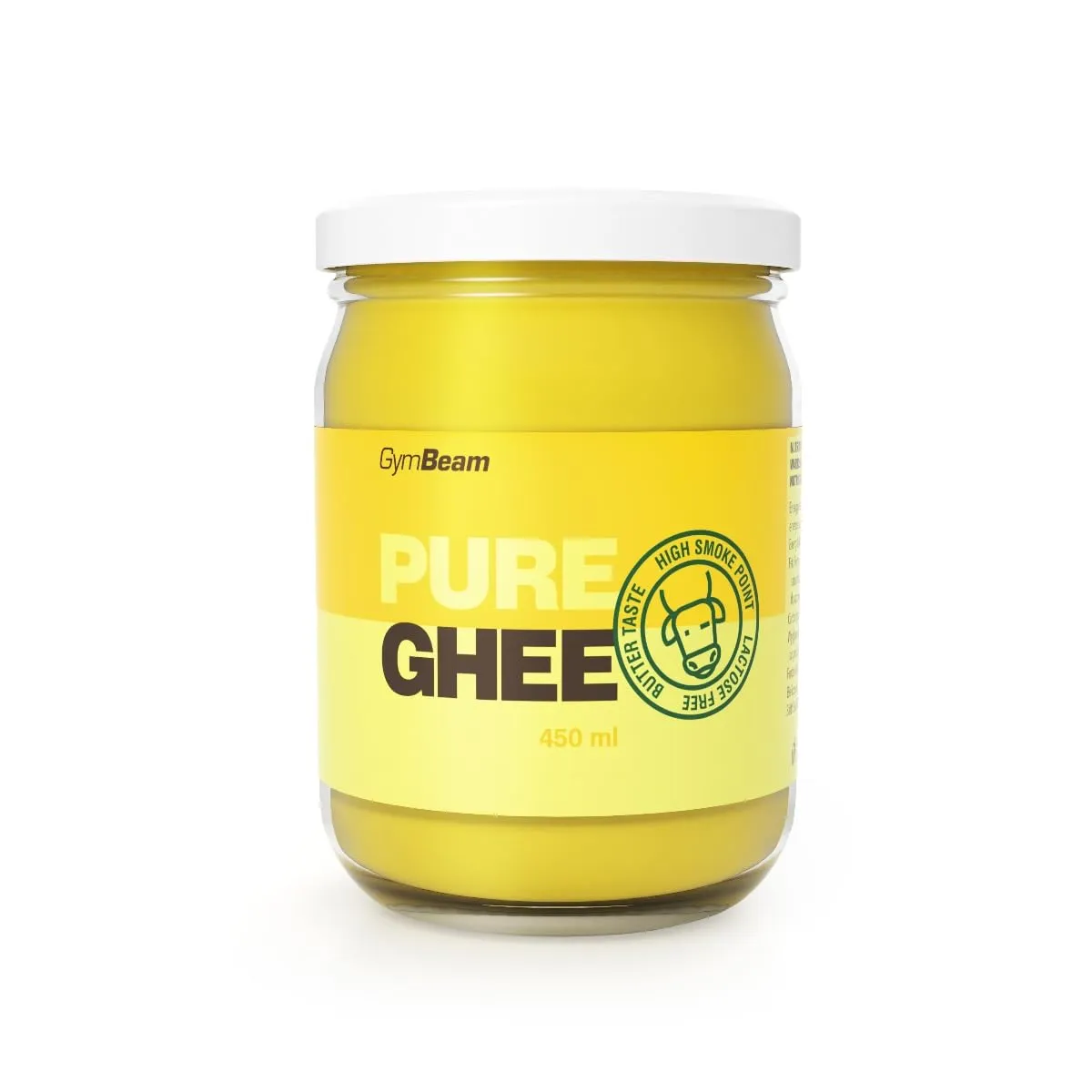 GymBeam Reines Ghee Butterfett 3x450 ml laktosefrei