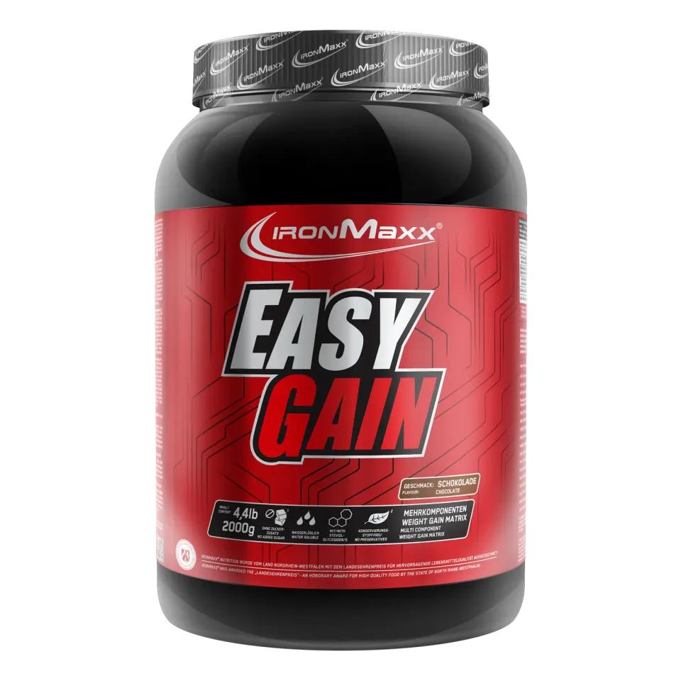 IronMaxx Easy Gain Weight Gainer Schokolade 2000g mit Hafer