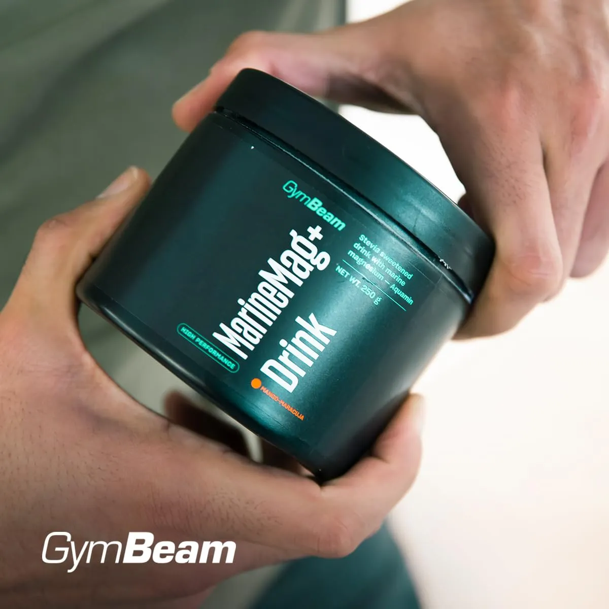 GymBeam Marine Mag+ Drink Magnesium Pulver 250 g mit Stevia