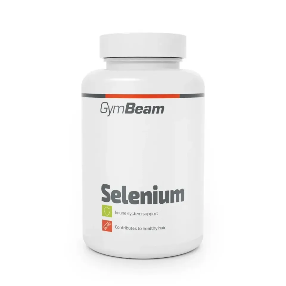 GymBeam Selen Tabletten hochdosiert vegan 90 Kapseln