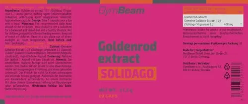 GymBeam Goldrutenextrakt Kapseln 60 Kapseln 400 mg