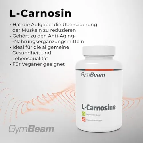 GymBeam L-Carnosin Kapseln 500mg 60 Caps vegan