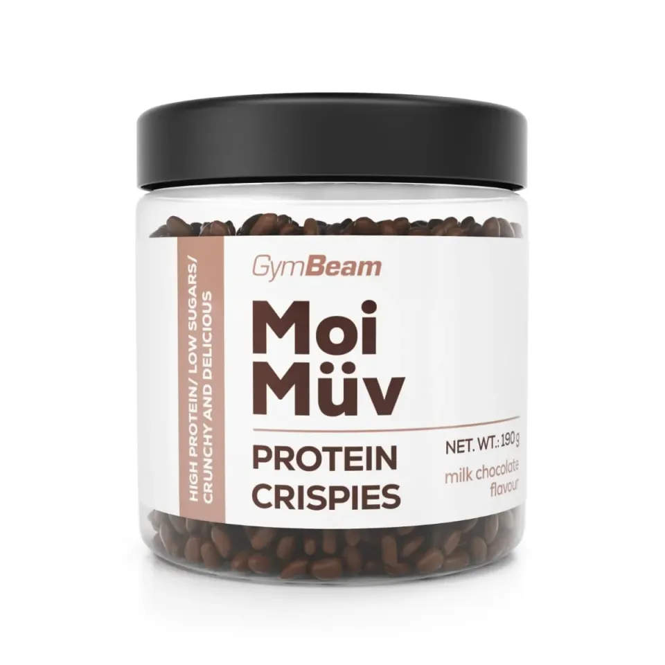 GymBeam MoiMüv Protein Crispies 190g Schoko zuckerarm