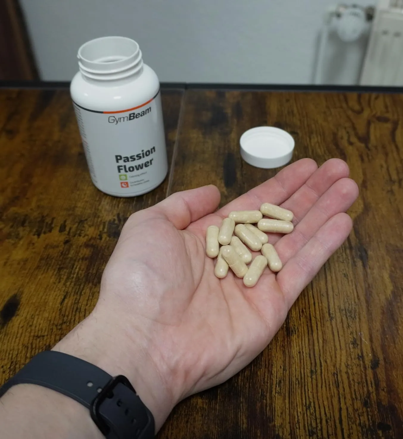 GymBeam Passionsblume Kapseln 90 Caps 15:1 Extrakt vegan