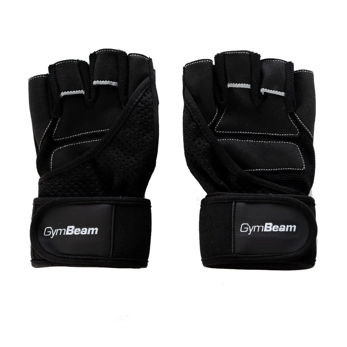 GymBeam Wrap Black Fitnesshandschuhe schwarz
