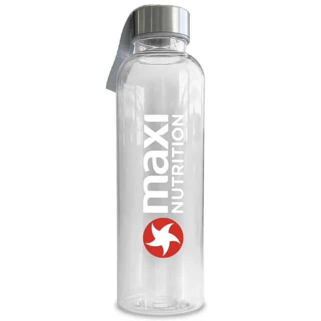 MaxiNutrition Trinkflasche 580ml transparent für Kohlensäure