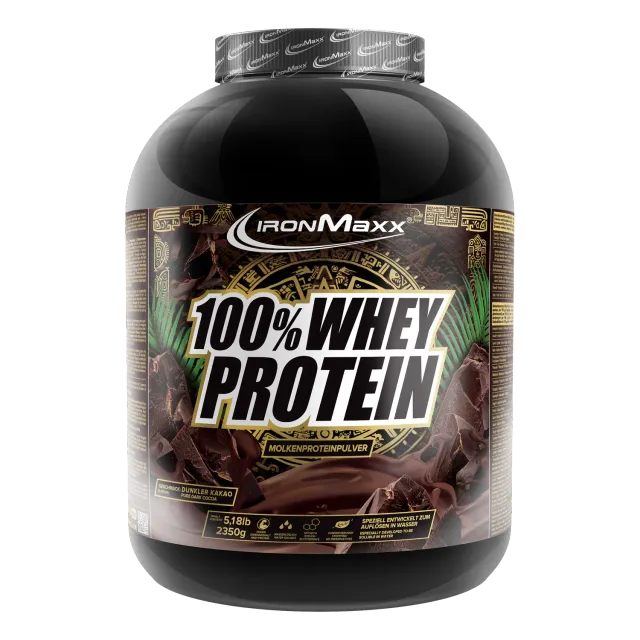 IronMaxx 100% Whey Protein Pulver Dark Cocoa 2350g High Protein