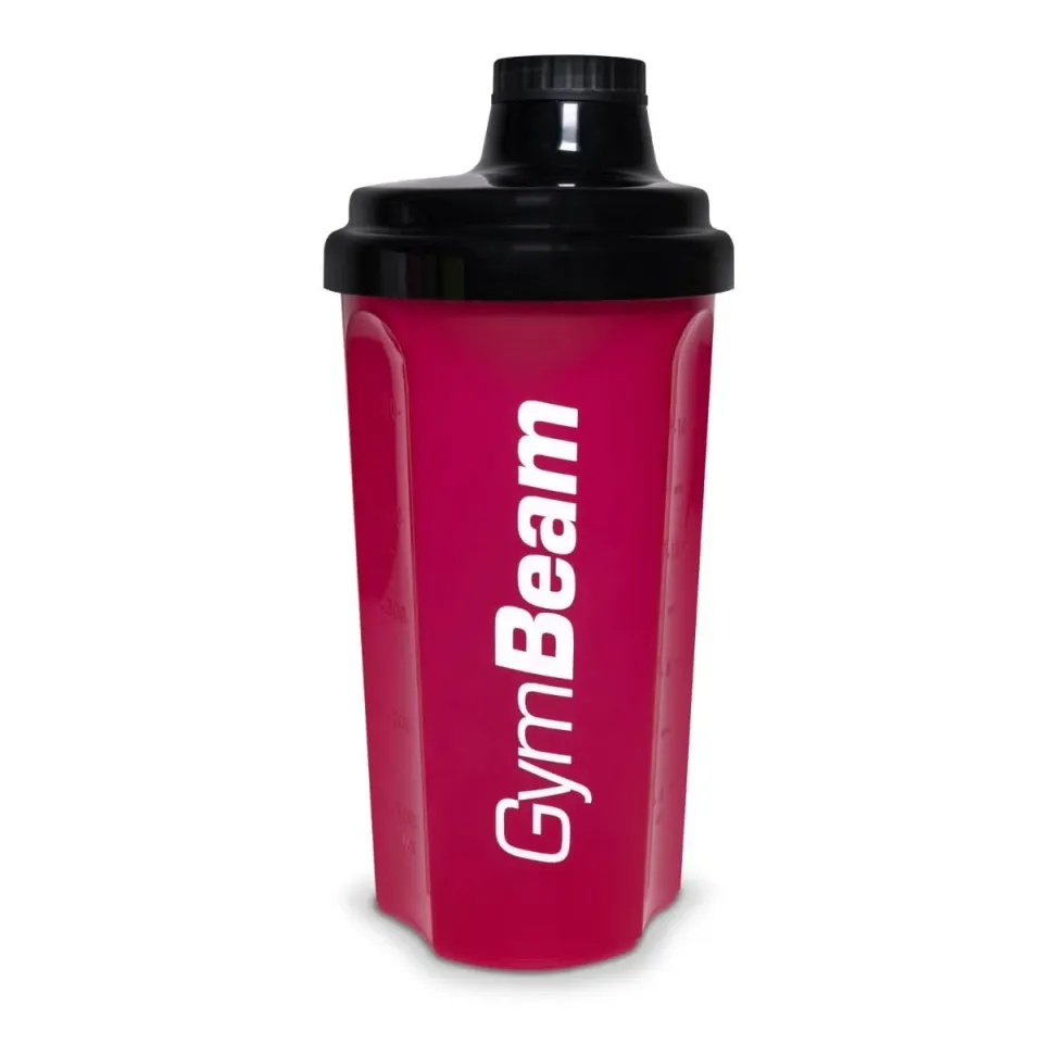 GymBeam Shaker 500 ml Rot mit Sieb bruchfest