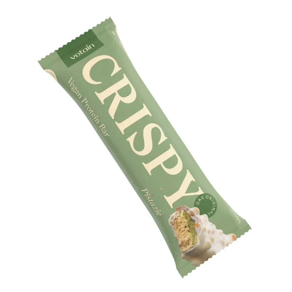 VETAIN CRISPY Proteinriegel Pistachio vegan knusprig