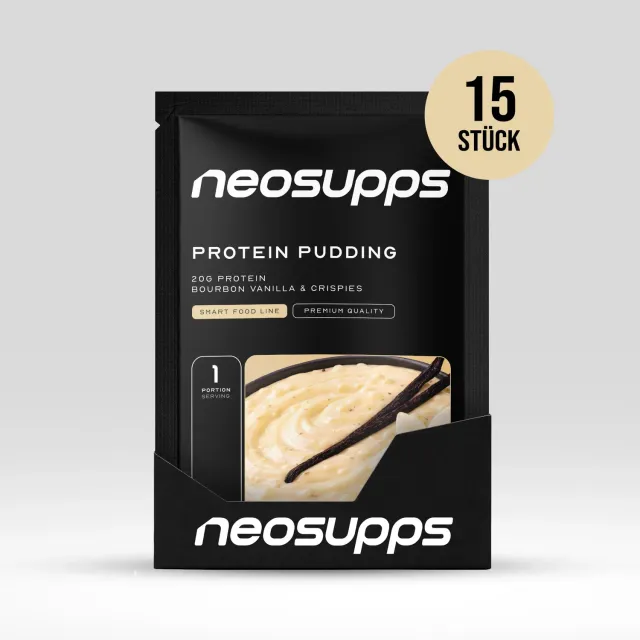 Neosupps Protein Pudding Vanilla Dream 15x30g zuckerarm