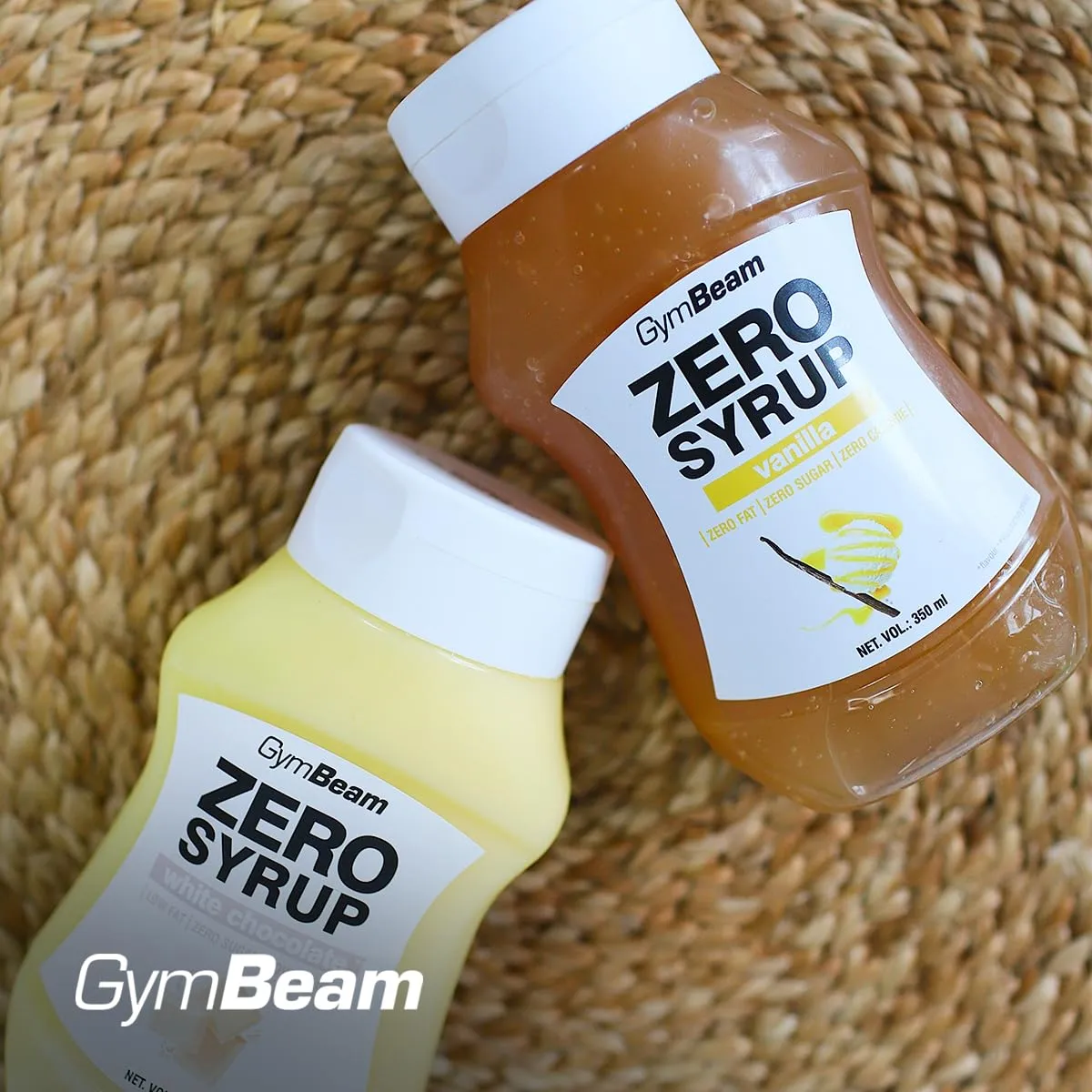 GymBeam Zero Syrup Vanille Sirup 3x320ml kalorienfrei
