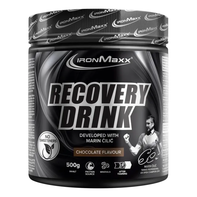 IronMaxx Marin Cilic Recovery Drink Pulver 500g Chocolate