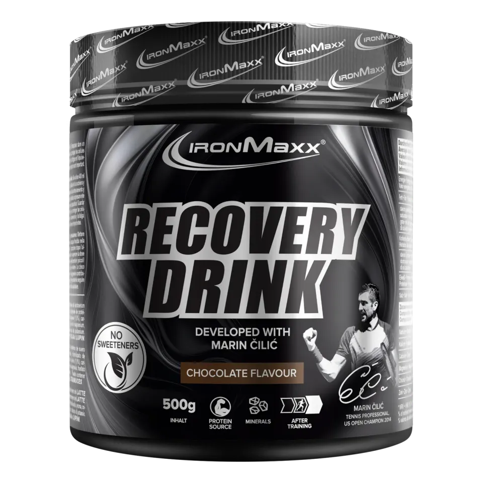 IronMaxx Marin Cilic Recovery Drink Pulver 500g Chocolate