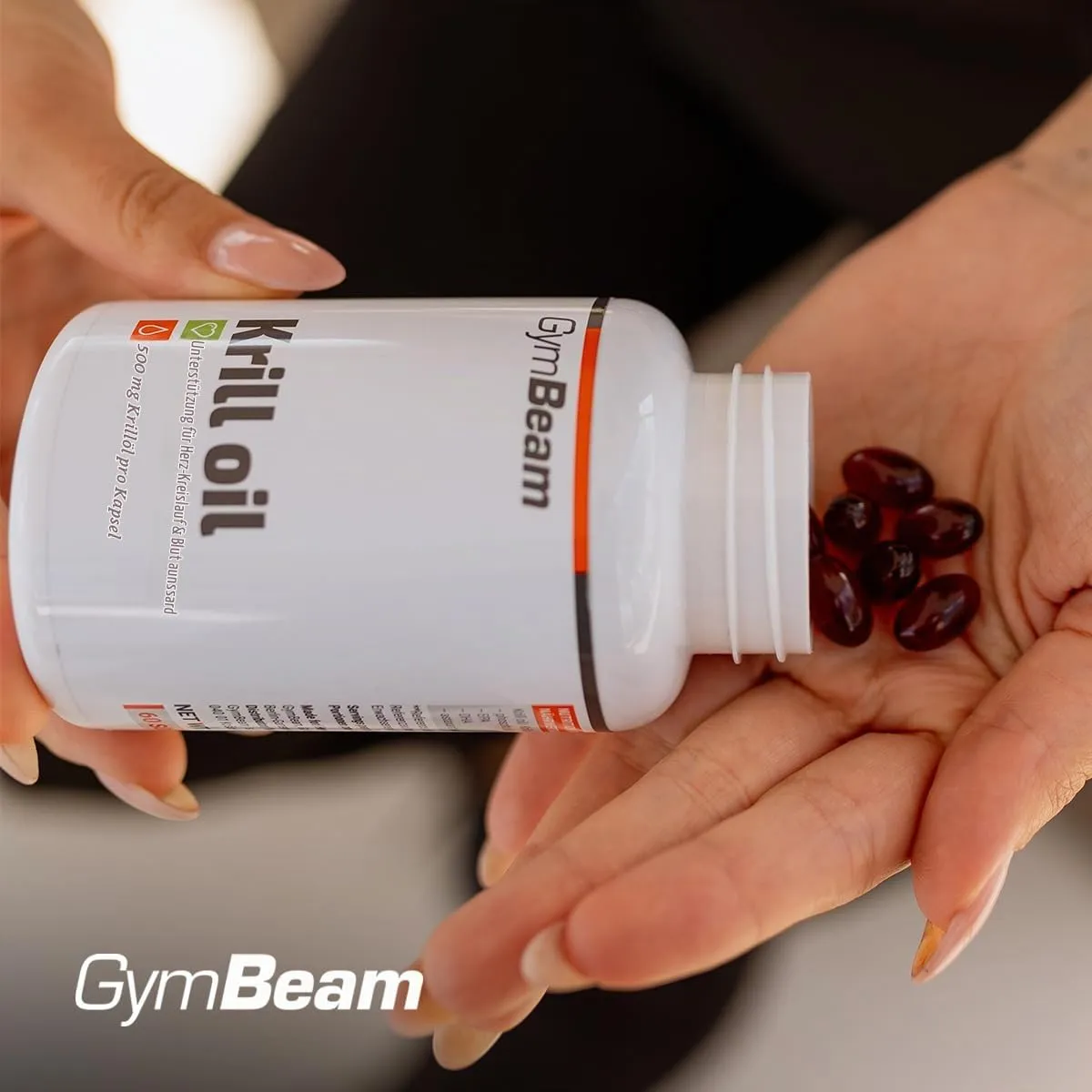 GymBeam Krillöl Omega-3 Kapseln 60 Kapseln EPA DHA