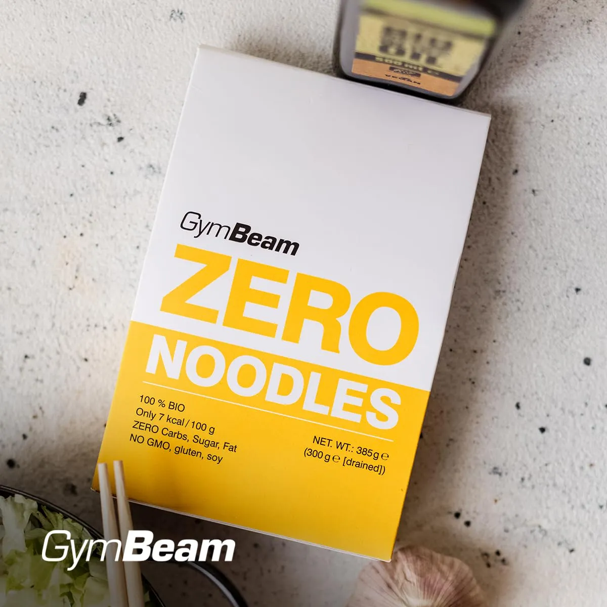 GymBeam BIO Zero Nudeln Konjak 385 g kalorienarm