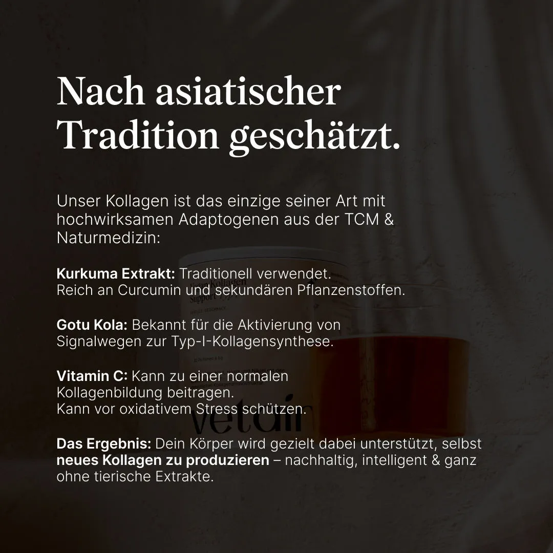 Vetain Kollagen Typ 1 & 2 Bundle vegan mit Shaker