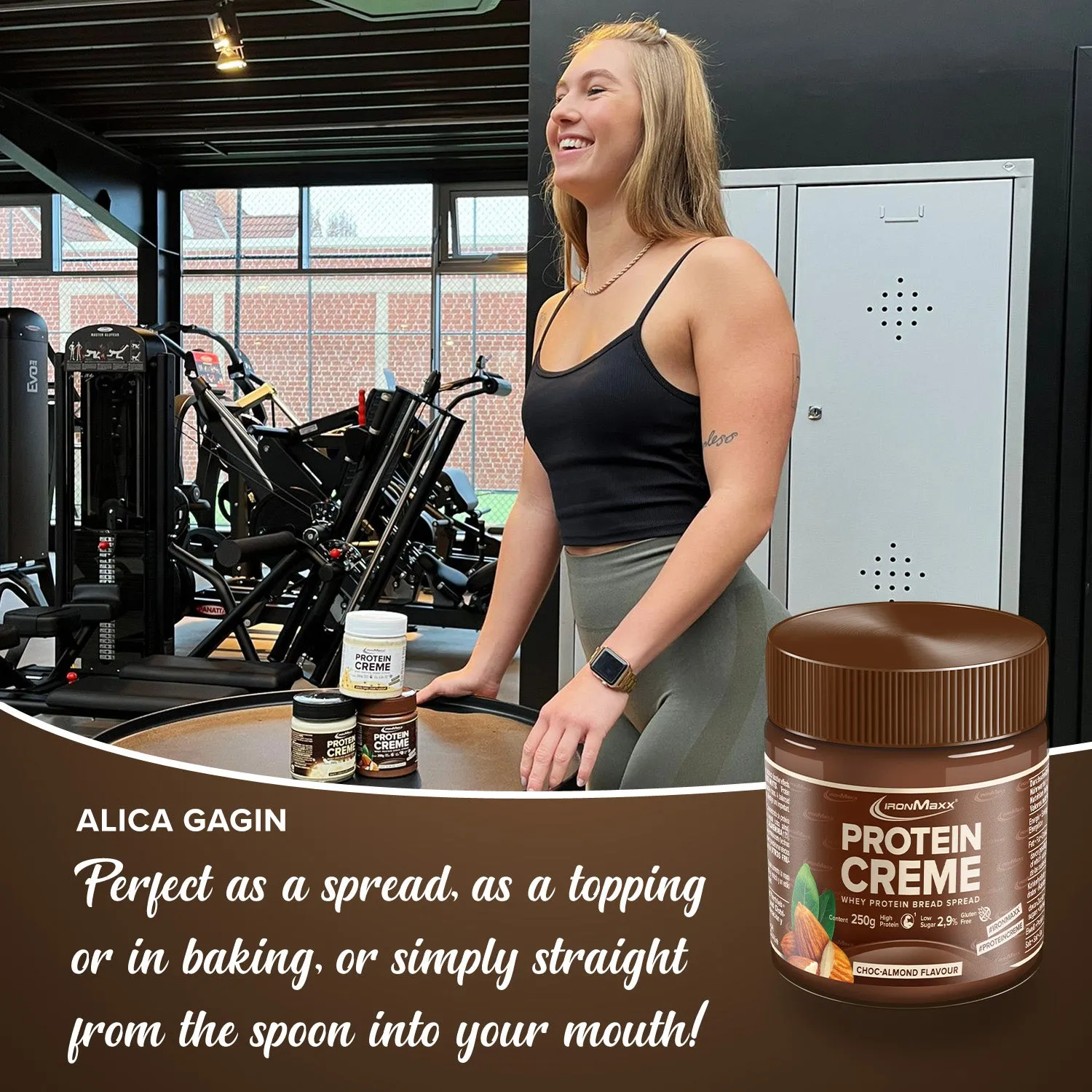 IronMaxx Protein Creme Choc Almond 250g