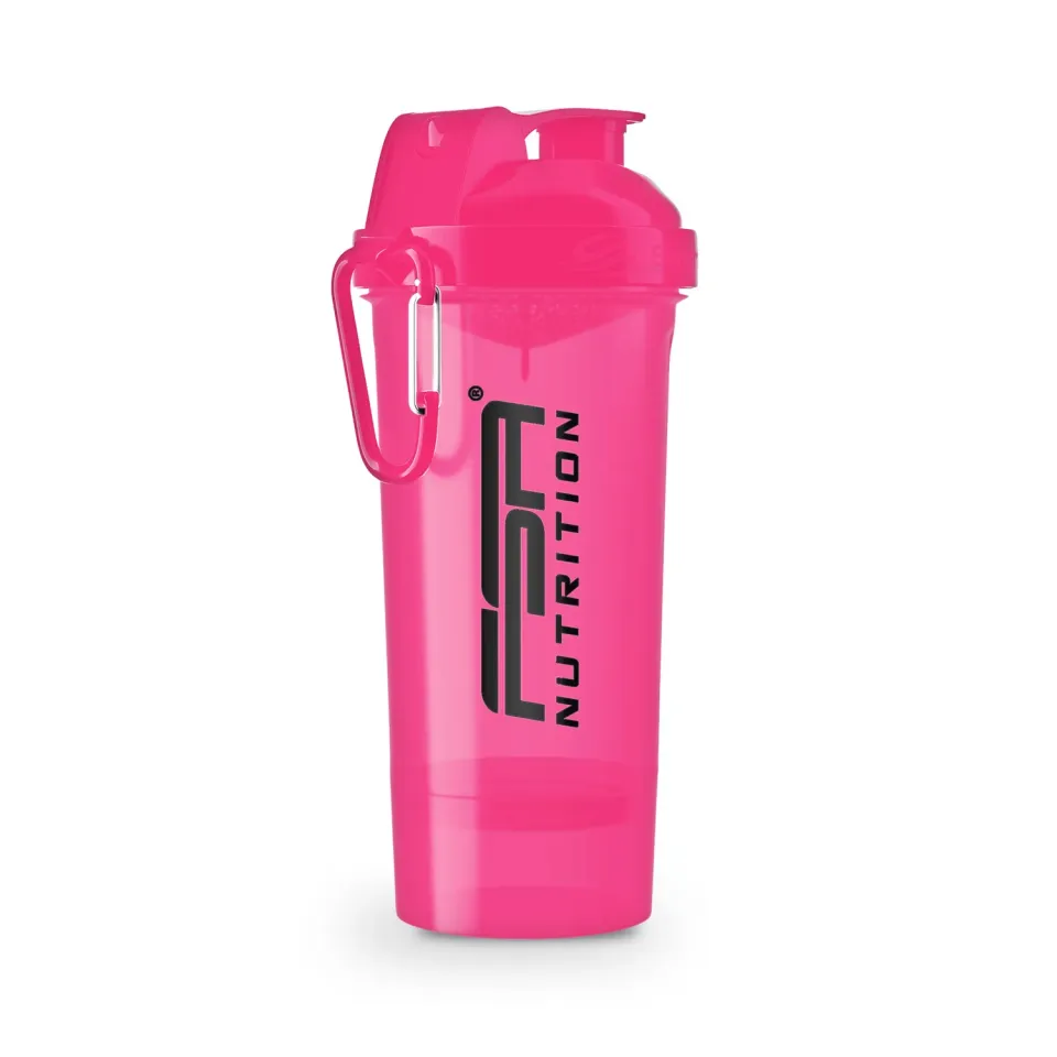 FSA Nutrition Protein Shaker mit Pulverfach Pink 800 ml