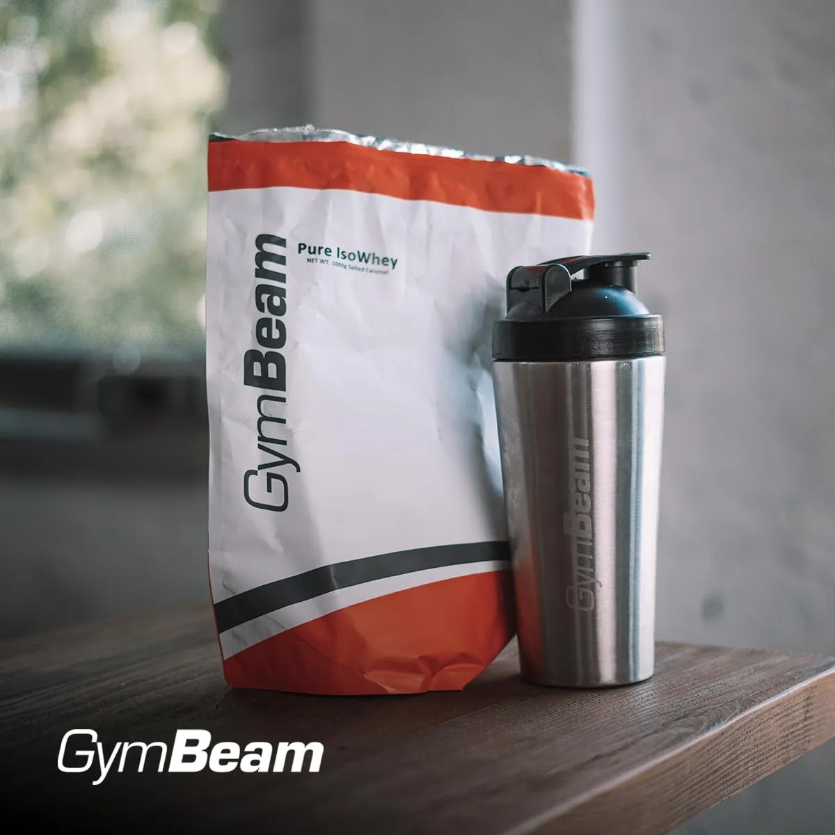 GymBeam Pure IsoWhey Isolat neutral 1000g zuckerarm