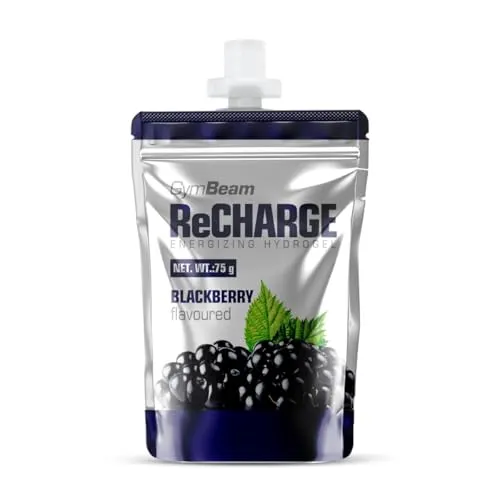 GymBeam ReCharge Gel Blaue Himbeere 75 g Isomaltulose