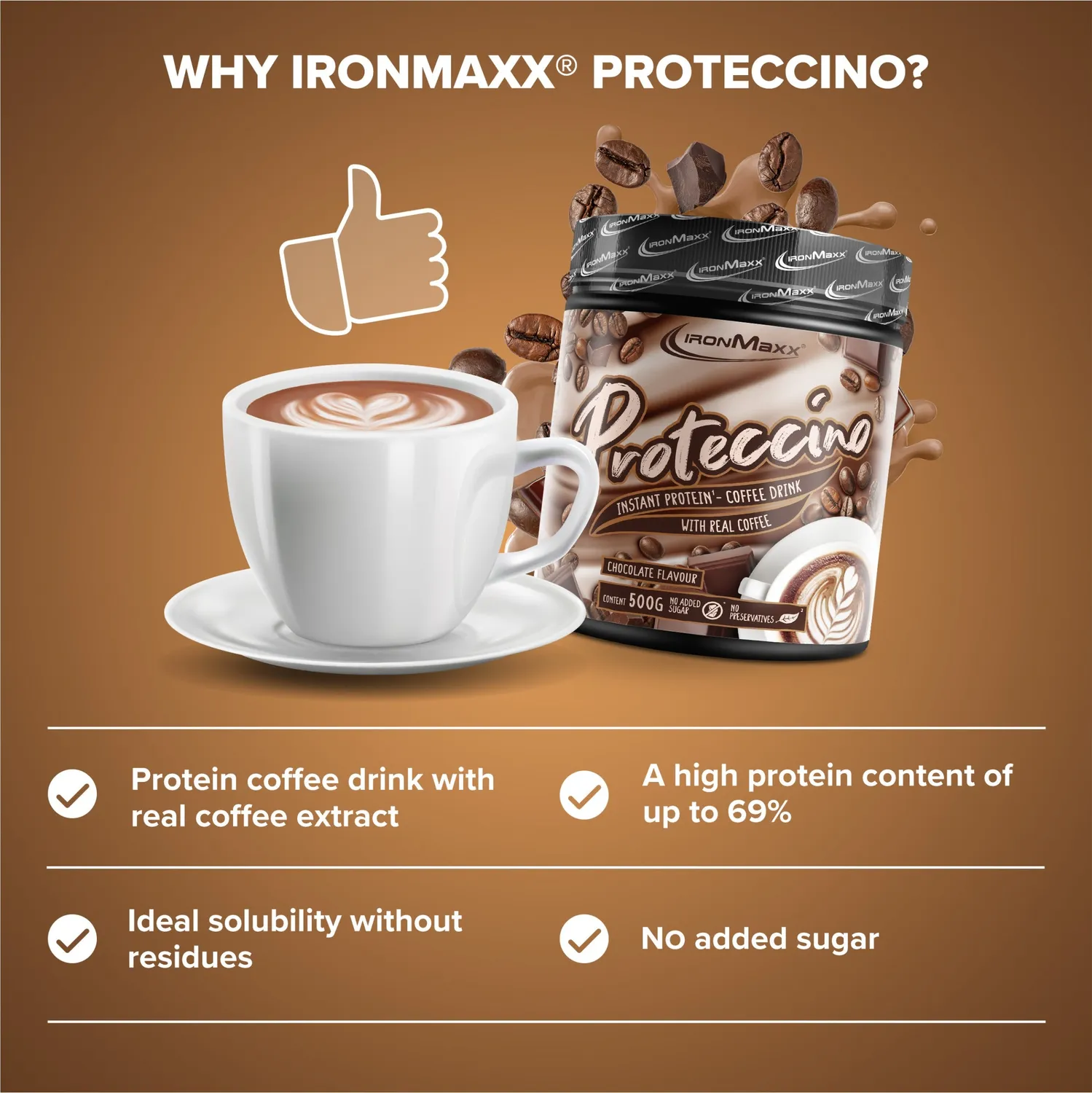 IronMaxx Imperius Caramel Cookie 45g Riegel
