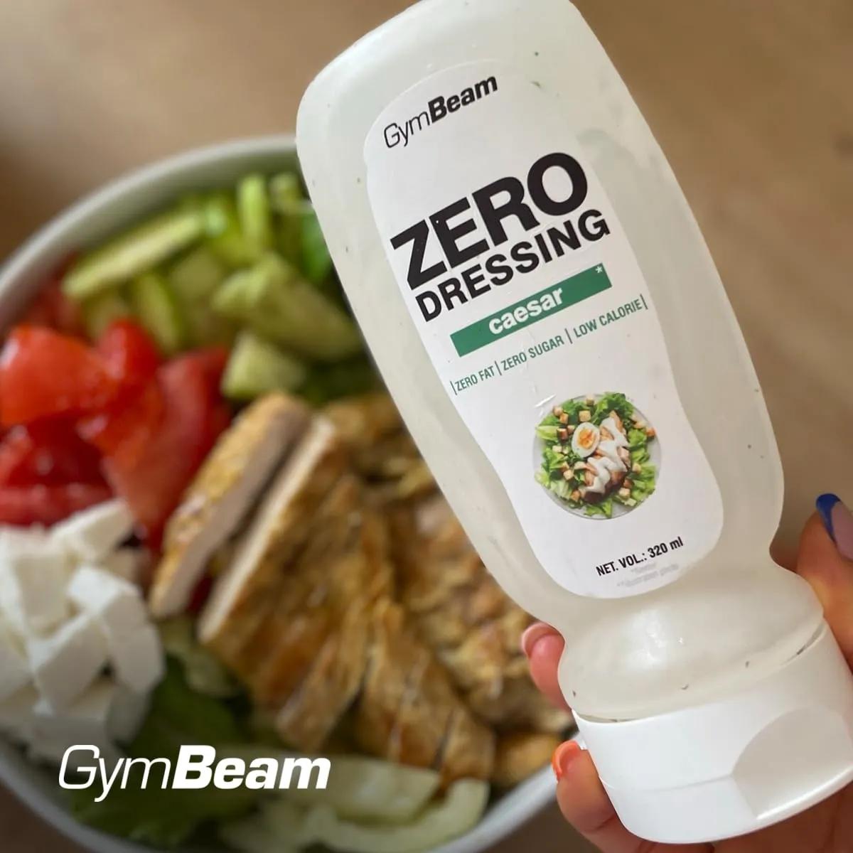 GymBeam ZERO Caesar Dressing 3x320 ml vegan
